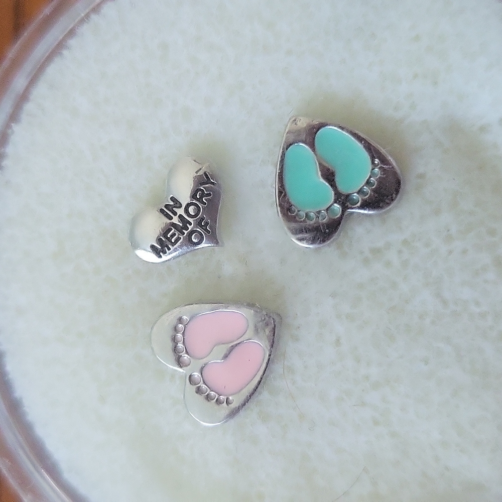 Origami Owl charm set of 3